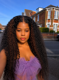 13x6 Piano Highlight Curly HD Lace Front Human Hair Wig